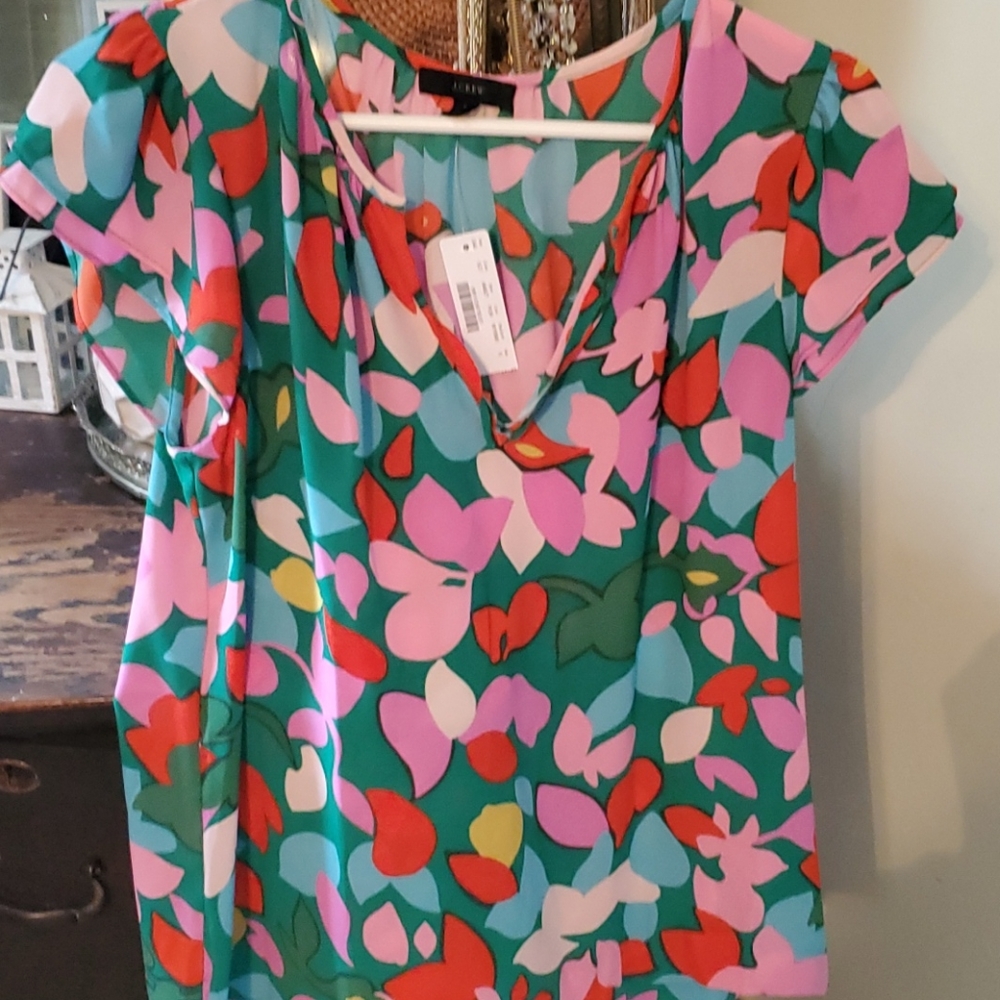 Jcrew Factory floral blouse